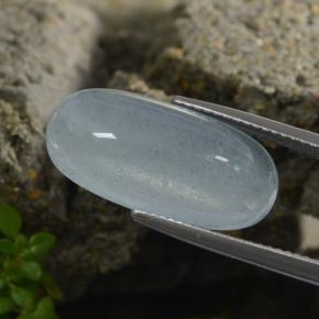 11,69 ctw natürlicher blauer Aquamarin, Oval Schliff, Lichtdurchlässig