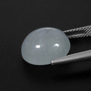 9,17 ctw natürlicher hellblau Aquamarin, Transparent, Transparent / Lichtdurchlässig