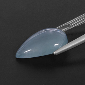 11,84 ctw natürlicher blauer Aquamarin, Transparent, Transparent / Lichtdurchlässig