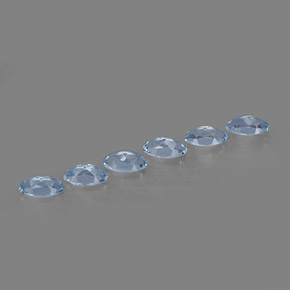  ct natürliche blauer Aquamarin-Edelsteine, Oval Schliff, VVS-VS