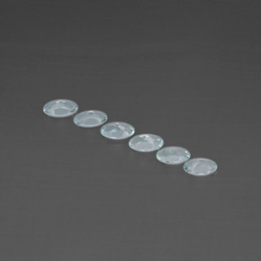  ct natürliche blauer Aquamarin-Edelsteine, Oval Schliff, VVS-VS