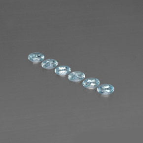  ct natürliche blauer Aquamarin-Edelsteine, Oval Schliff, VVS-VS
