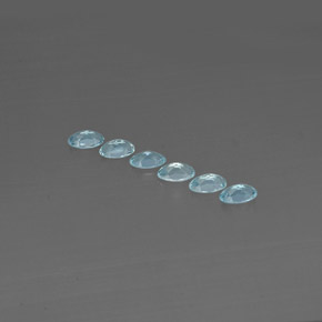  ct natürliche blauer Aquamarin-Edelsteine, Oval Schliff, VVS-VS