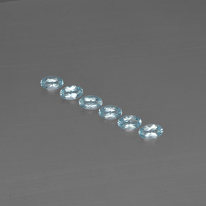  ct natürliche blauer Aquamarin-Edelsteine, Oval Schliff, VVS-VS