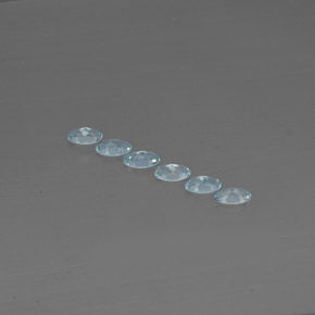  ct natürliche blauer Aquamarin-Edelsteine, Oval Schliff, VVS-VS