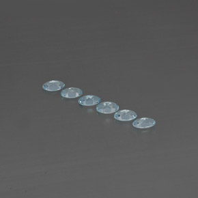 ct natürliche blauer Aquamarin-Edelsteine, Oval Schliff, VVS-VS