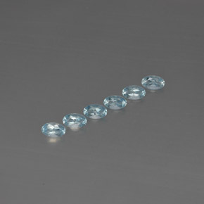  ct natürliche blauer Aquamarin-Edelsteine, Oval Schliff, VVS-VS