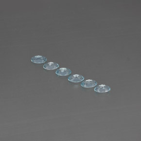  ct natürliche blauer Aquamarin-Edelsteine, Oval Schliff, VVS-VS