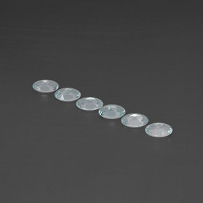  ct natürliche blauer Aquamarin-Edelsteine, Oval Schliff, VVS-VS