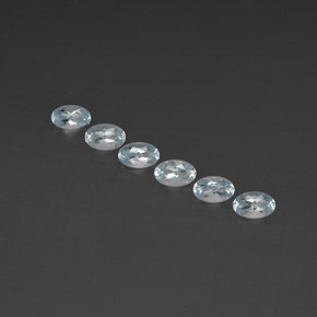  ct natürliche blauer Aquamarin-Edelsteine, Oval Schliff, VVS-VS