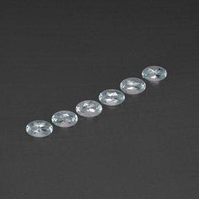  ct natürliche blauer Aquamarin-Edelsteine, Oval Schliff, VVS-VS