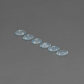  ct natürliche blauer Aquamarin-Edelsteine, Oval Schliff, VVS-VS