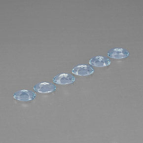  ct natürliche blauer Aquamarin-Edelsteine, Oval Schliff, VVS-VS