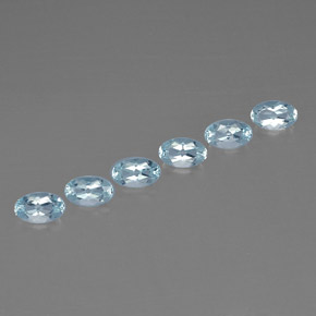  ct natürliche blauer Aquamarin-Edelsteine, Oval Schliff, VVS-VS