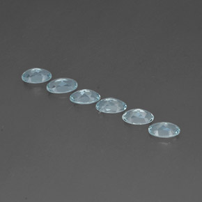  ct natürliche blauer Aquamarin-Edelsteine, Oval Schliff, VVS-VS