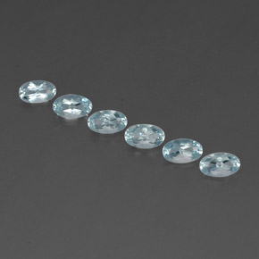  ct natürliche blauer Aquamarin-Edelsteine, Oval Schliff, VVS-VS