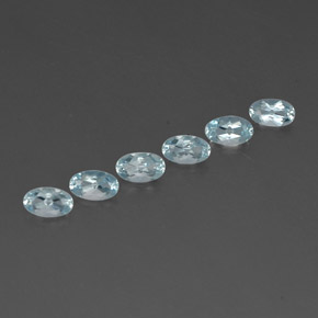  ct natürliche blauer Aquamarin-Edelsteine, Oval Schliff, VVS-VS