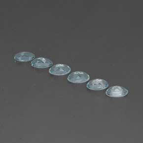  ct natürliche blauer Aquamarin-Edelsteine, Oval Schliff, VVS-VS