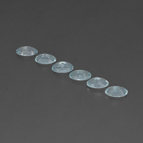  ct natürliche blauer Aquamarin-Edelsteine, Oval Schliff, VVS-VS
