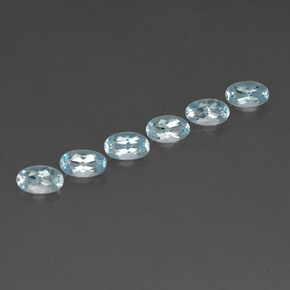  ct natürliche blauer Aquamarin-Edelsteine, Oval Schliff, VVS-VS