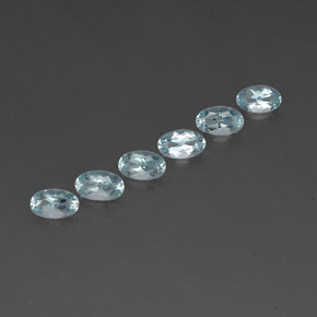  ct natürliche blauer Aquamarin-Edelsteine, Oval Schliff, VVS-VS