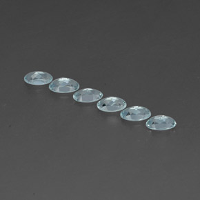  ct natürliche blauer Aquamarin-Edelsteine, Oval Schliff, VVS-VS