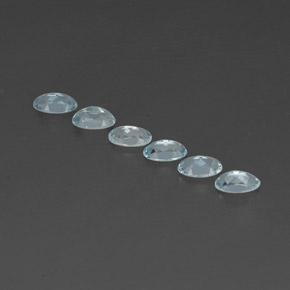  ct natürliche blauer Aquamarin-Edelsteine, Oval Schliff, VVS