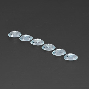  ct natürliche blauer Aquamarin-Edelsteine, Oval Schliff, VVS