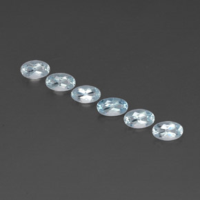  ct natürliche blauer Aquamarin-Edelsteine, Oval Schliff, VVS