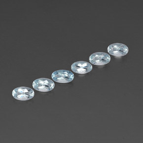  ct natürliche blauer Aquamarin-Edelsteine, Oval Schliff, VVS