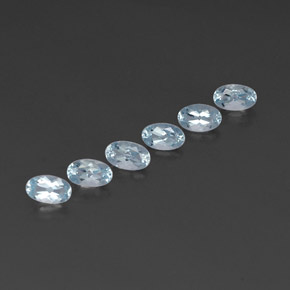  ct natürliche blauer Aquamarin-Edelsteine, Oval Schliff, VVS-VS