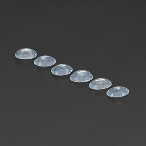 ct natürliche blauer Aquamarin-Edelsteine, Oval Schliff, VVS-VS