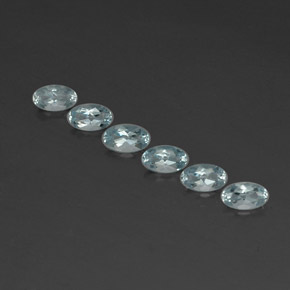  ct natürliche hellblau Aquamarin-Edelsteine, Oval Schliff, VVS