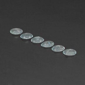  ct natürliche hellblau Aquamarin-Edelsteine, Oval Schliff, VVS