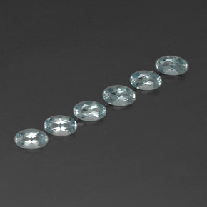 ct natürliche blauer Aquamarin-Edelsteine, Oval Schliff, VVS
