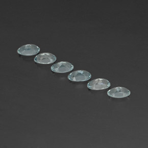  ct natürliche blauer Aquamarin-Edelsteine, Oval Schliff, VVS