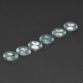  ct natürliche hellblau Aquamarin-Edelsteine, Oval Schliff, VVS