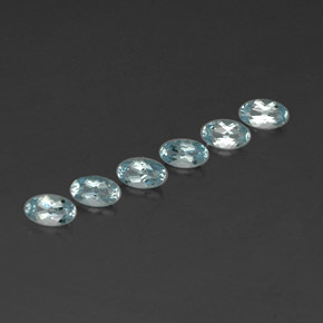  ct natürliche blauer Aquamarin-Edelsteine, Oval Schliff, VVS