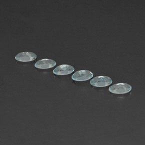  ct natürliche blauer Aquamarin-Edelsteine, Oval Schliff, VVS
