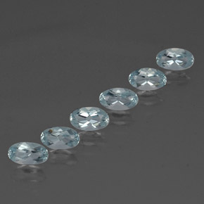  ct natürliche blauer Aquamarin-Edelsteine, Oval Schliff, VVS
