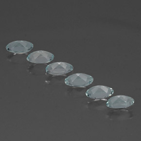  ct natürliche blauer Aquamarin-Edelsteine, Oval Schliff, VVS