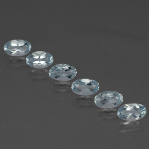  ct natürliche blauer Aquamarin-Edelsteine, Oval Schliff, VVS