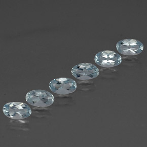  ct natürliche blauer Aquamarin-Edelsteine, Oval Schliff, VVS