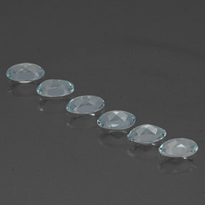  ct natürliche blauer Aquamarin-Edelsteine, Oval Schliff, VVS