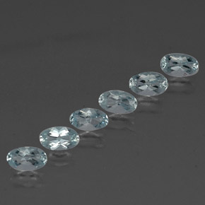  ct natürliche blauer Aquamarin-Edelsteine, Oval Schliff, VVS