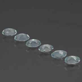  ct natürliche blauer Aquamarin-Edelsteine, Oval Schliff, VVS