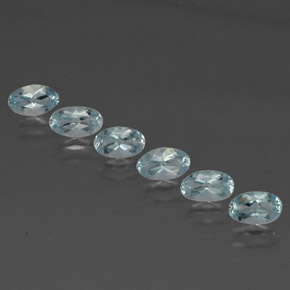  ct natürliche blauer Aquamarin-Edelsteine, Oval Schliff, VVS