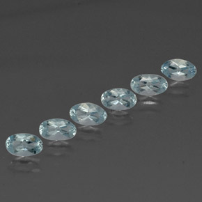  ct natürliche blauer Aquamarin-Edelsteine, Oval Schliff, VVS