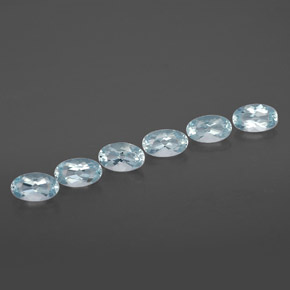  ct natürliche blauer Aquamarin-Edelsteine, Oval Schliff, VVS