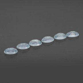  ct natürliche blauer Aquamarin-Edelsteine, Oval Schliff, VVS